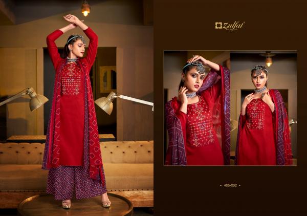 Zulfat Mohini 8 Designer Cotton Embroidery Dress Materials